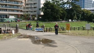 駅手前の橋